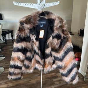 French Connection Bitter Chocolate Jacket